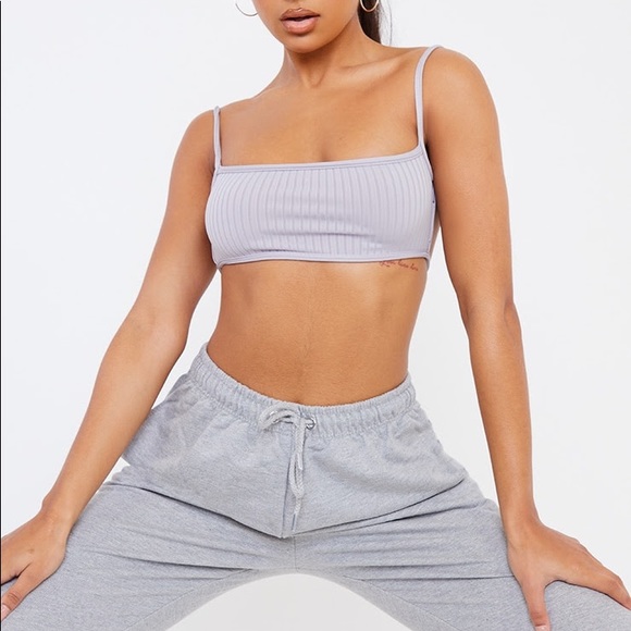 Strappy back bralettes: White and Grey - Picture 5 of 5